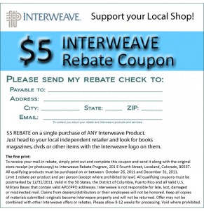 Interweave Coupon