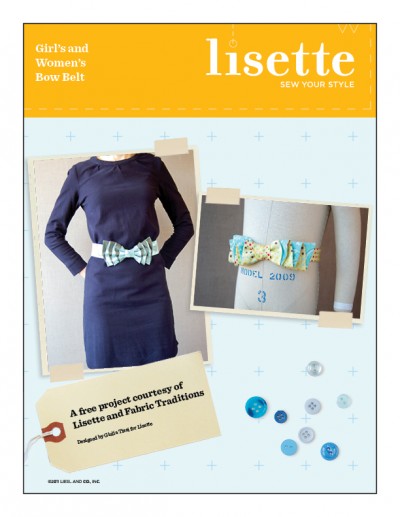 Bow Belt, a Free Project from Lisette