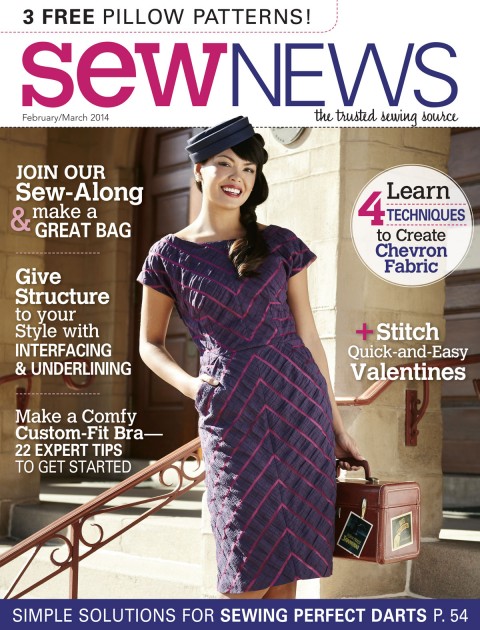 Sew News, February March Cover