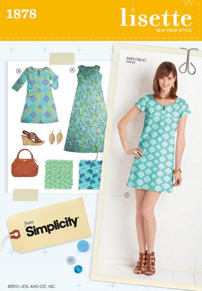 Diplomat Dress Sewing Pattern