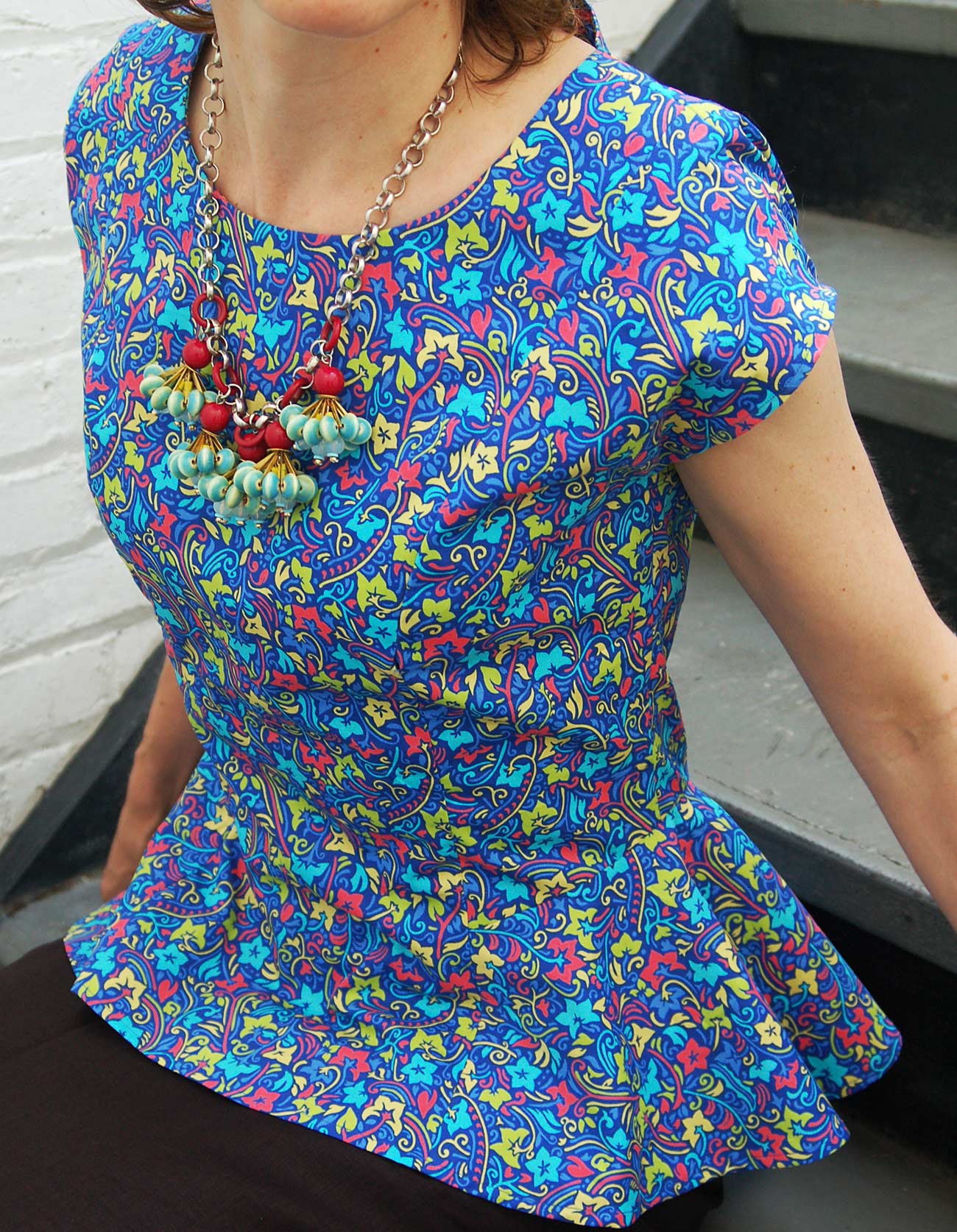 attache blouse easy, cute summer peplum top Blog Lisette