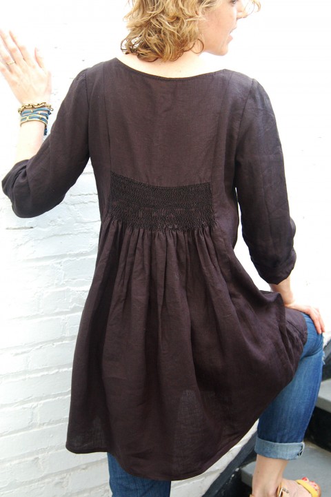 smocked continental tunic  Blog Lisette