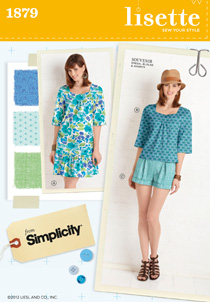 souvenir dress, blouse & shorts sewing pattern